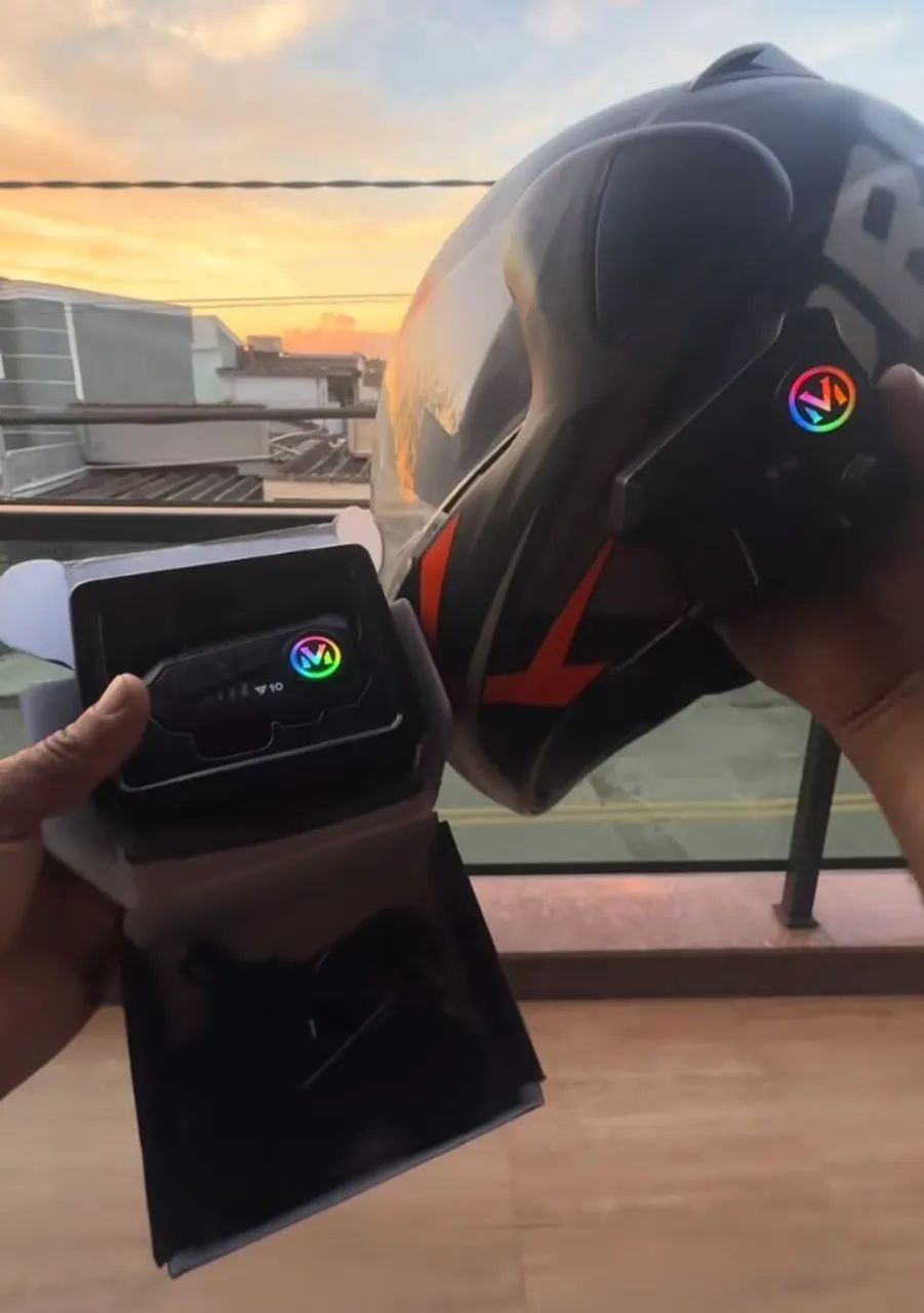 Fone intercomunicador para capacetes - Foto 4