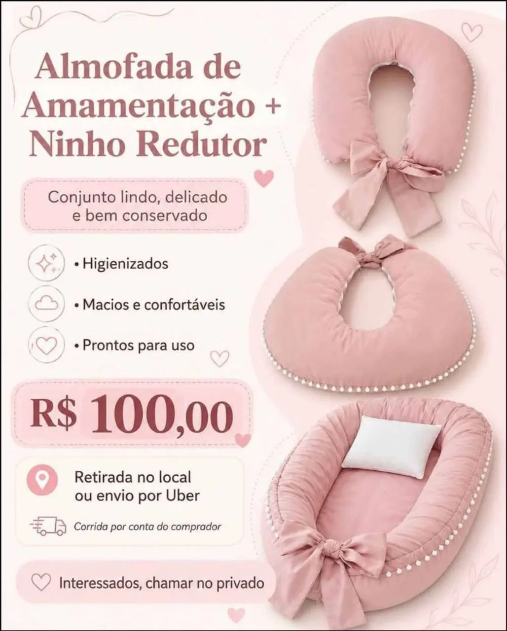 Almofada de amamentação+ Ninho redutor ?