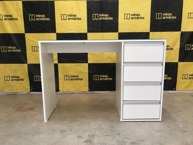 Mesa de escritorio MDF 04 Gavetas  75x110x40 - Foto 3