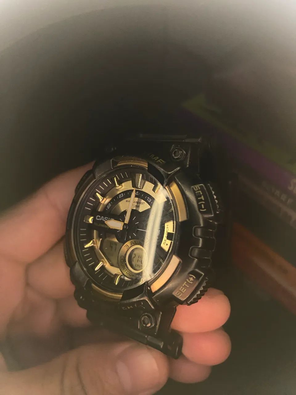 Relógio Preto e Dourado - Foto 3