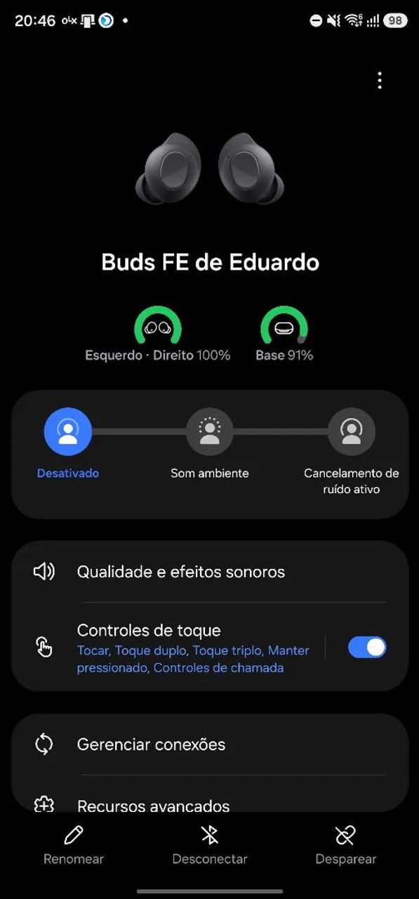 Fone bluetooth Samsung Galaxy Buds FE - Foto 3