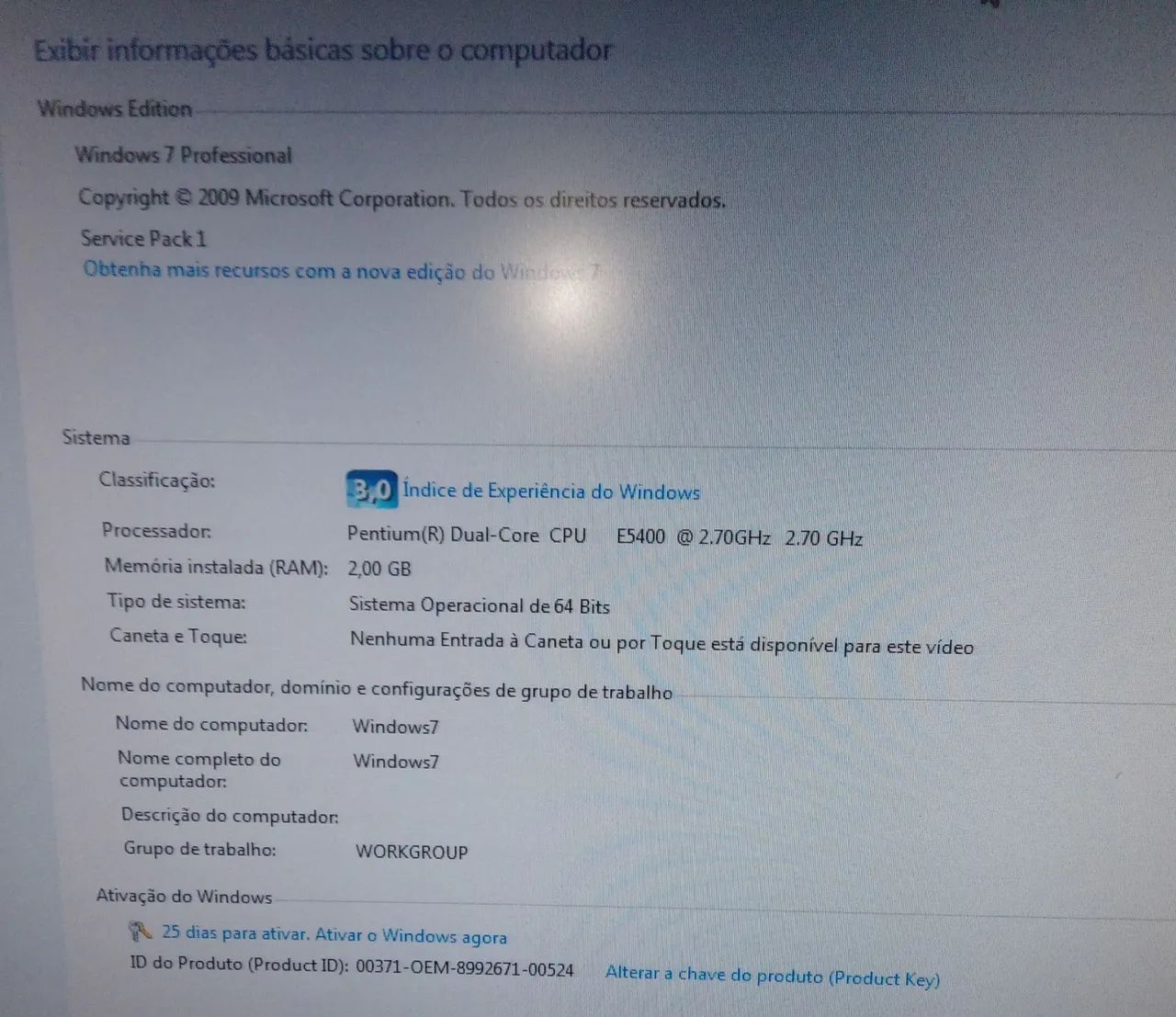 Computador Windows 7 CPU - Foto 3