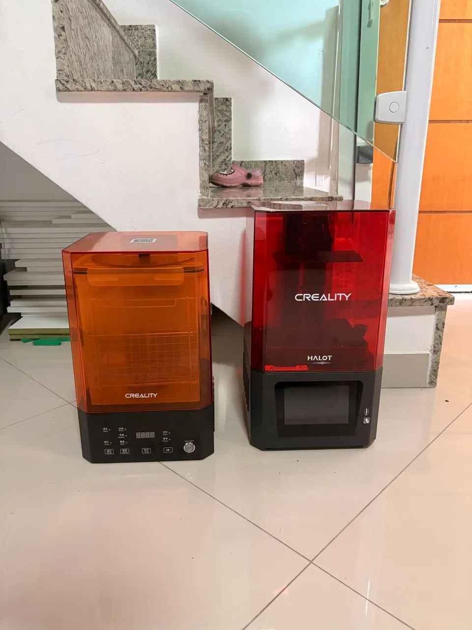 Conjunto impressora de resina creality HALOT - Foto 2