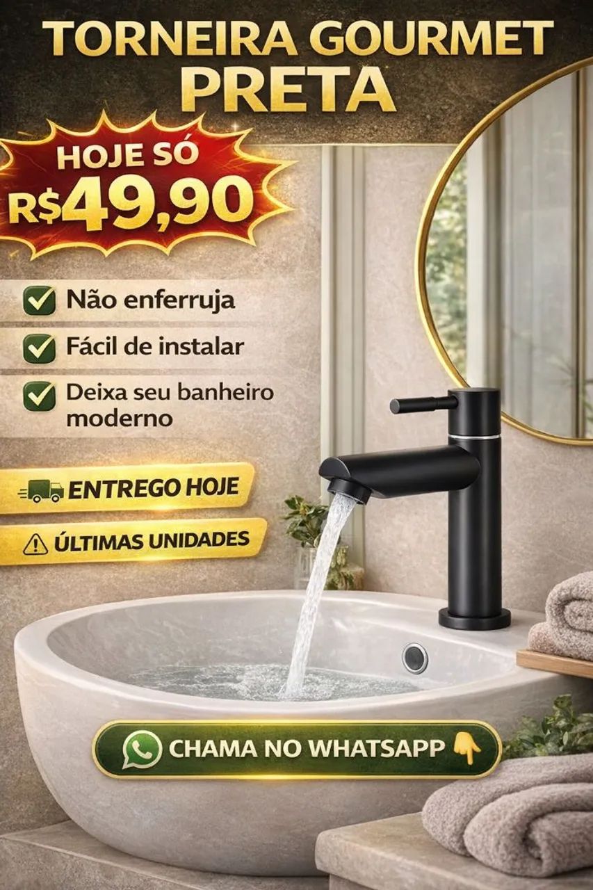 TORNEIRA LUXO PARA BANCADA  - Foto 3