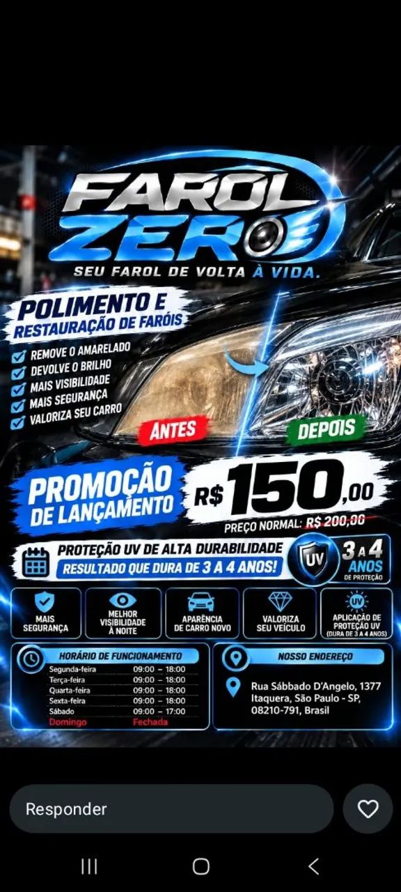 POLIMENTO DE FAROL
