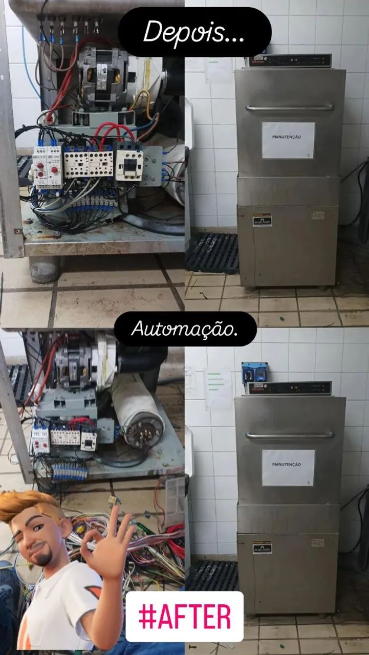 Manutenção e automação de lava louça industrial  - Foto 4