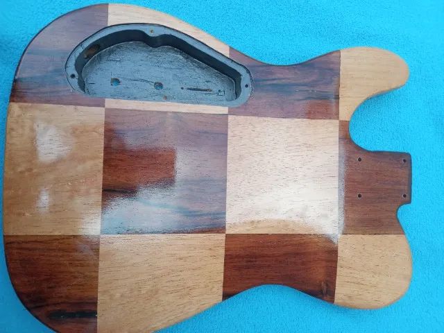 Corpo de guitarra Telecaster em Jacarandá e Cedro - Foto 3