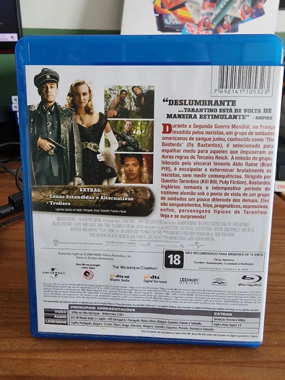 Bluray Bastardos Inglórios  - Foto 3