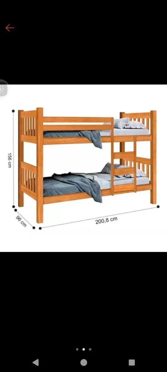 Cama, beliche seminova