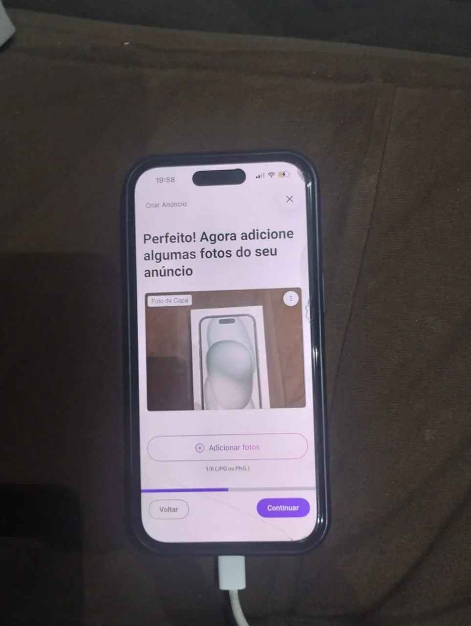 Vendo iPhone 15 128 Gb preto ótimo estado $.3.500 - Foto 2