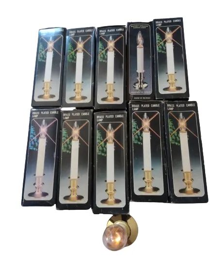 Vela a pilha artificial castiçal luminária com base