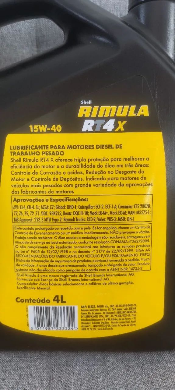 Óleo Shell Rimula R4 X - Foto 3