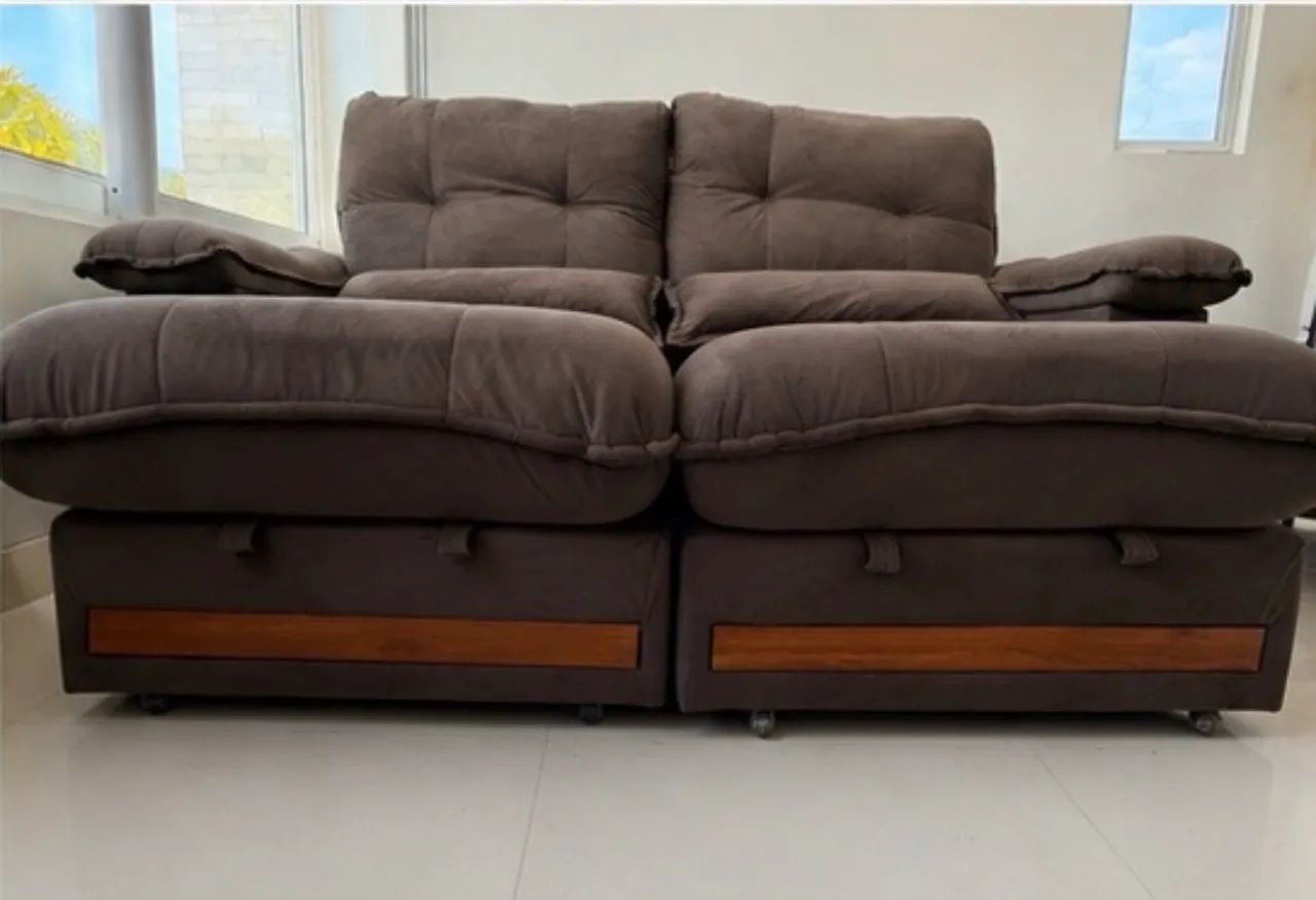 Sofá Retrátil e Reclinável 2 Lugares Super Confortável - Foto 5