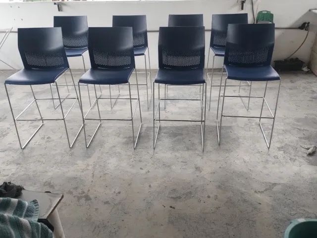 Conjunto de 8 Cadeiras Altas - Foto 2