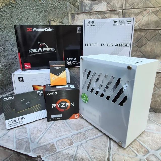 Mini PC Gamer Steam Machine Ryzen + RX 9060 XT 16GB | 32GB DE RAM | SSD NVME 2TB 7400Mbs