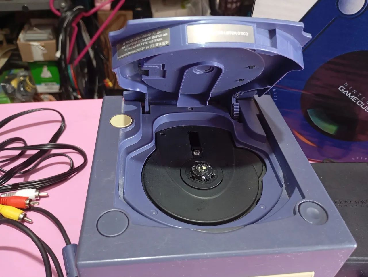 Vídeo game GameCube azul - Foto 3