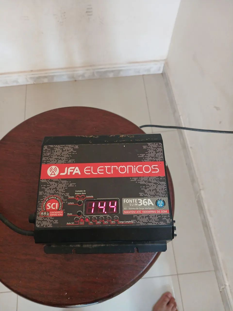 Fonte JFA F36A Slim 36A Bivolt Revisada e testada  - Foto 4