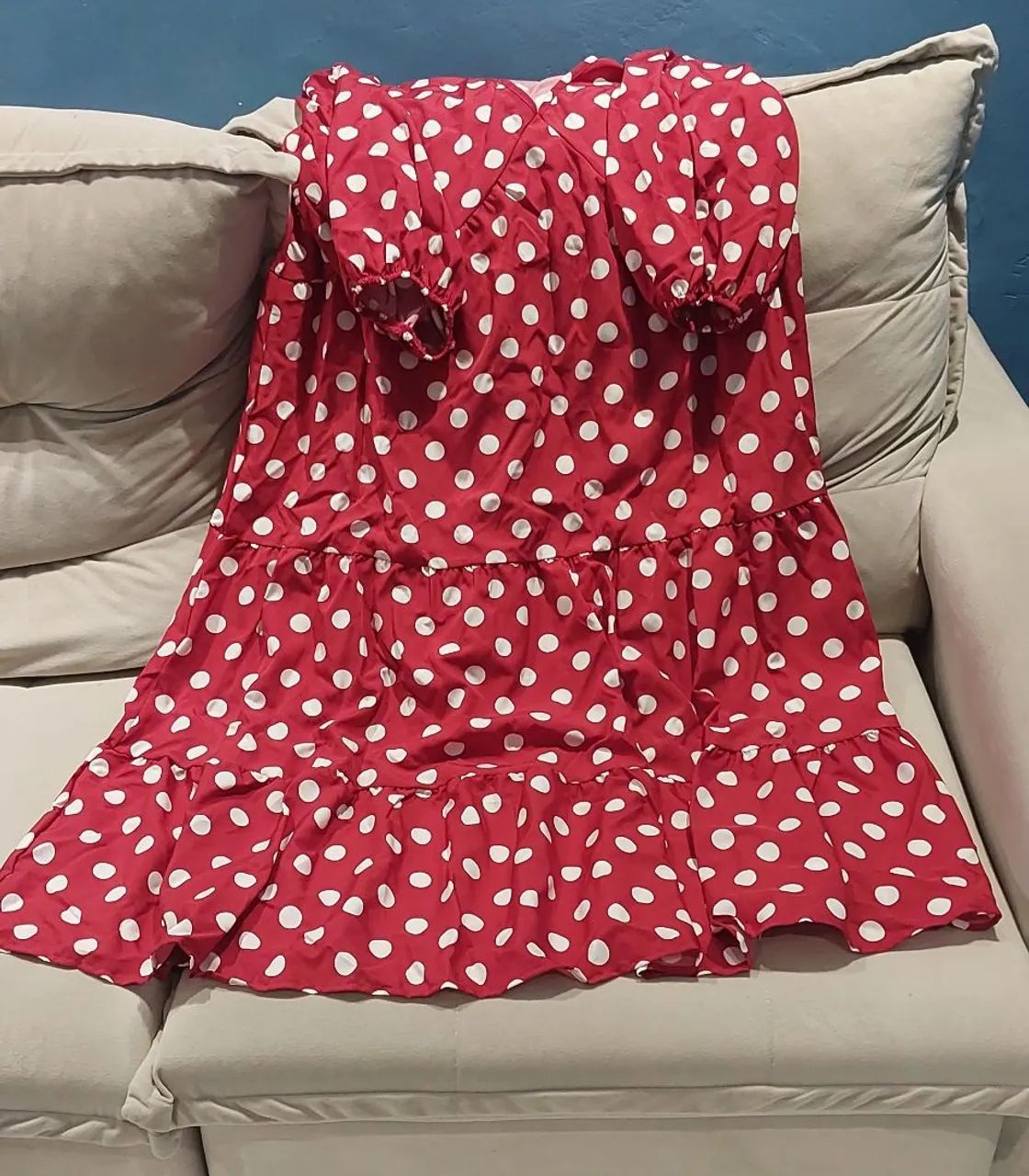 Vestido vermelho G2 Plus Size - Foto 4