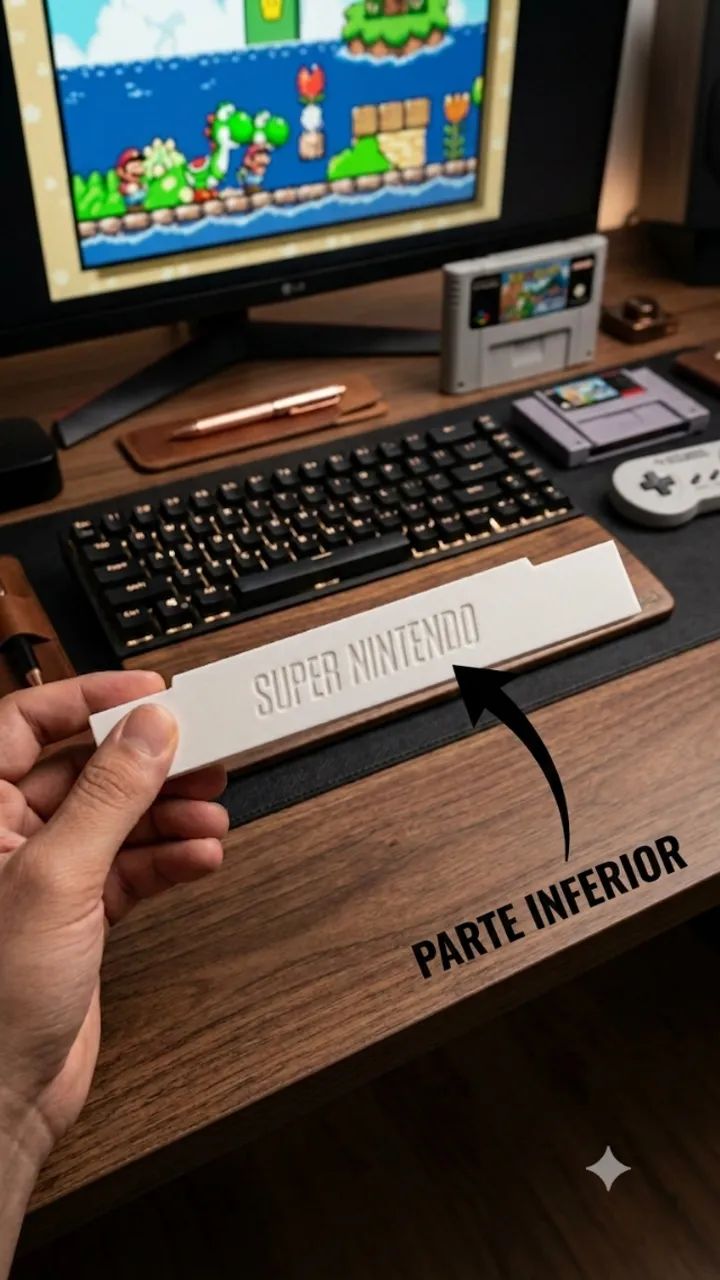 Protetor de Cartuchos (Dust Cover) KIT COM 3 UNIDADES - Snes/ Super Nes/ Super Nintendo - Foto 4