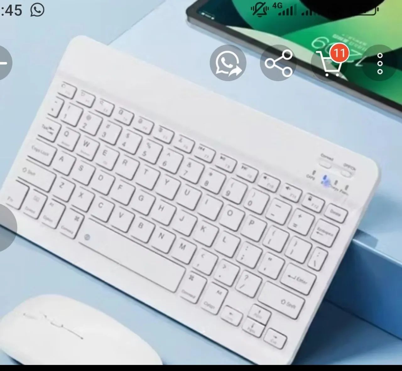 Vendo tablet Samsung Galaxy A7 + teclado via bluetooth  - Foto 4