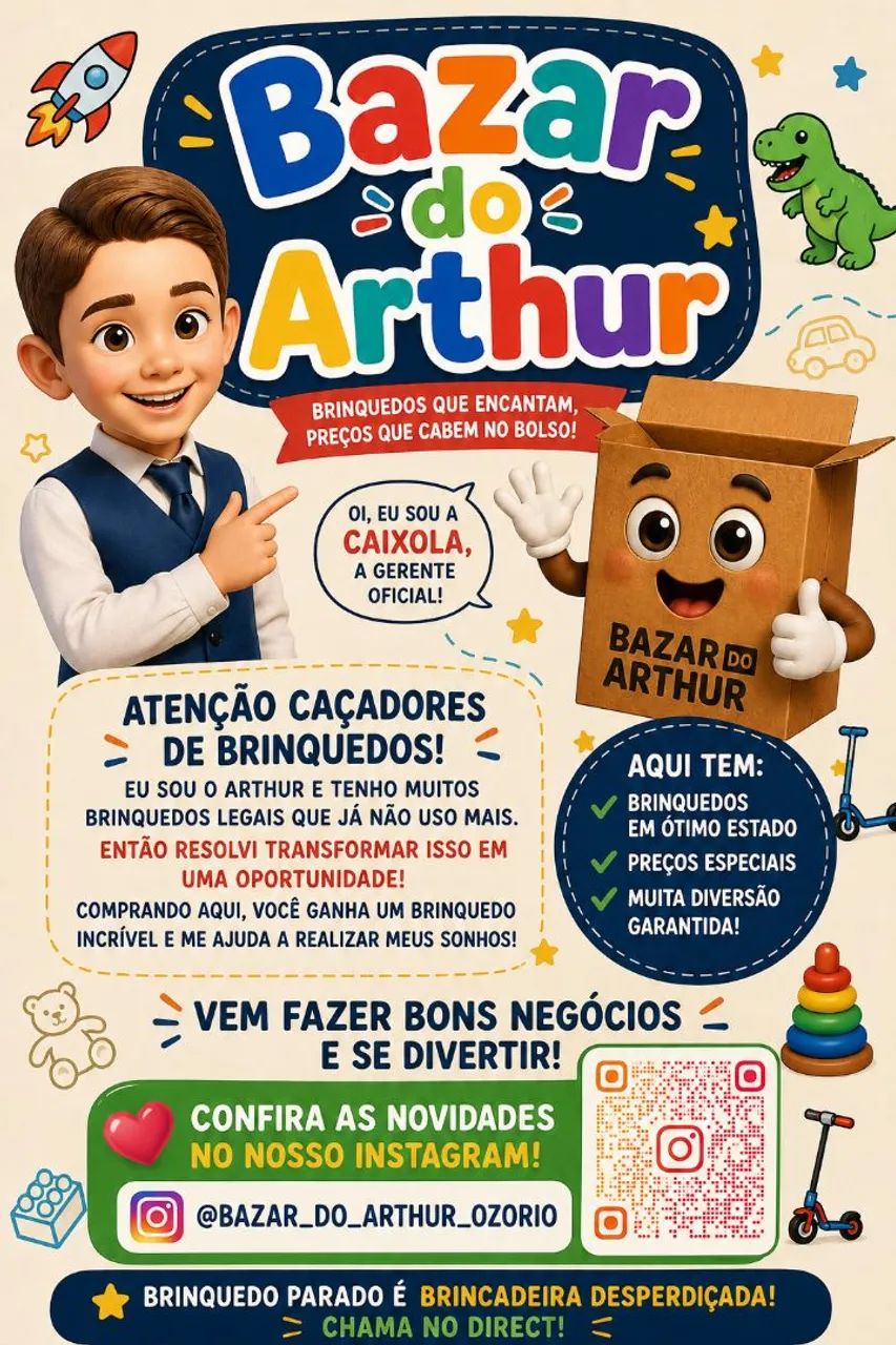 Bazar de brinquedos usados