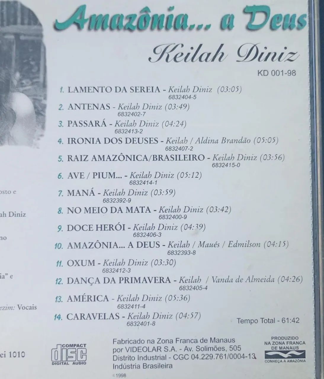 CD - Keilah Diniz Amazônia  - Foto 2