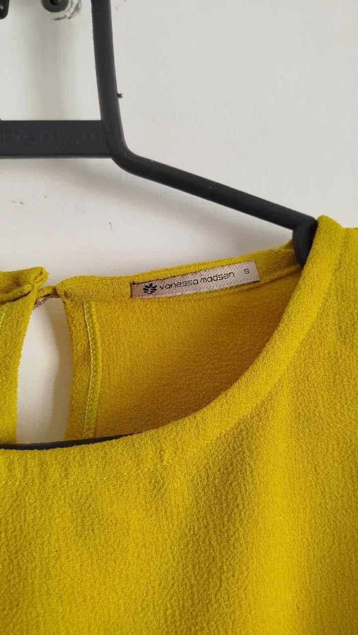 Blusa amarelo mostarda - Foto 2