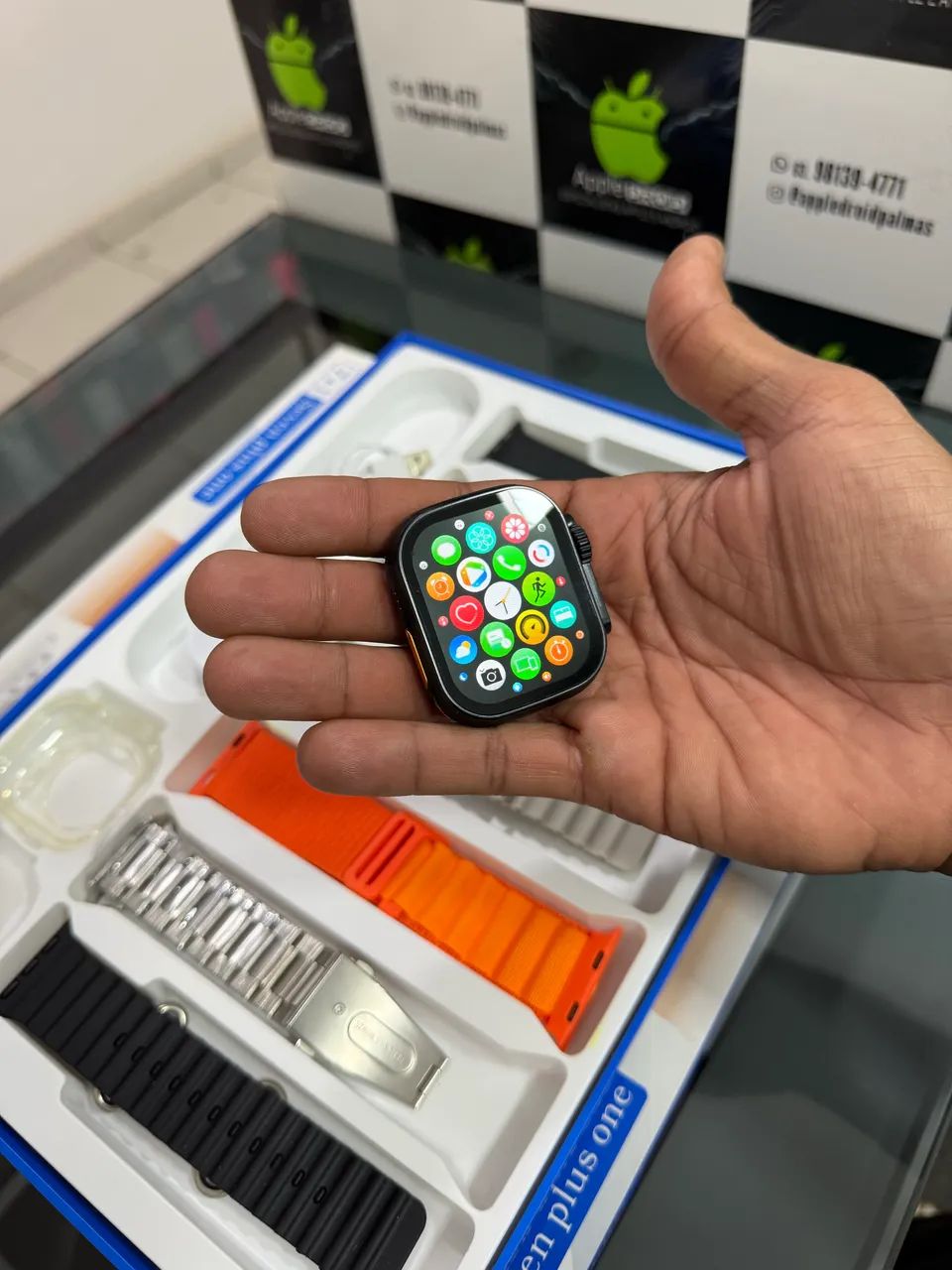 Smartwatch 2027 + pulseiras + case de proteção  - Foto 2