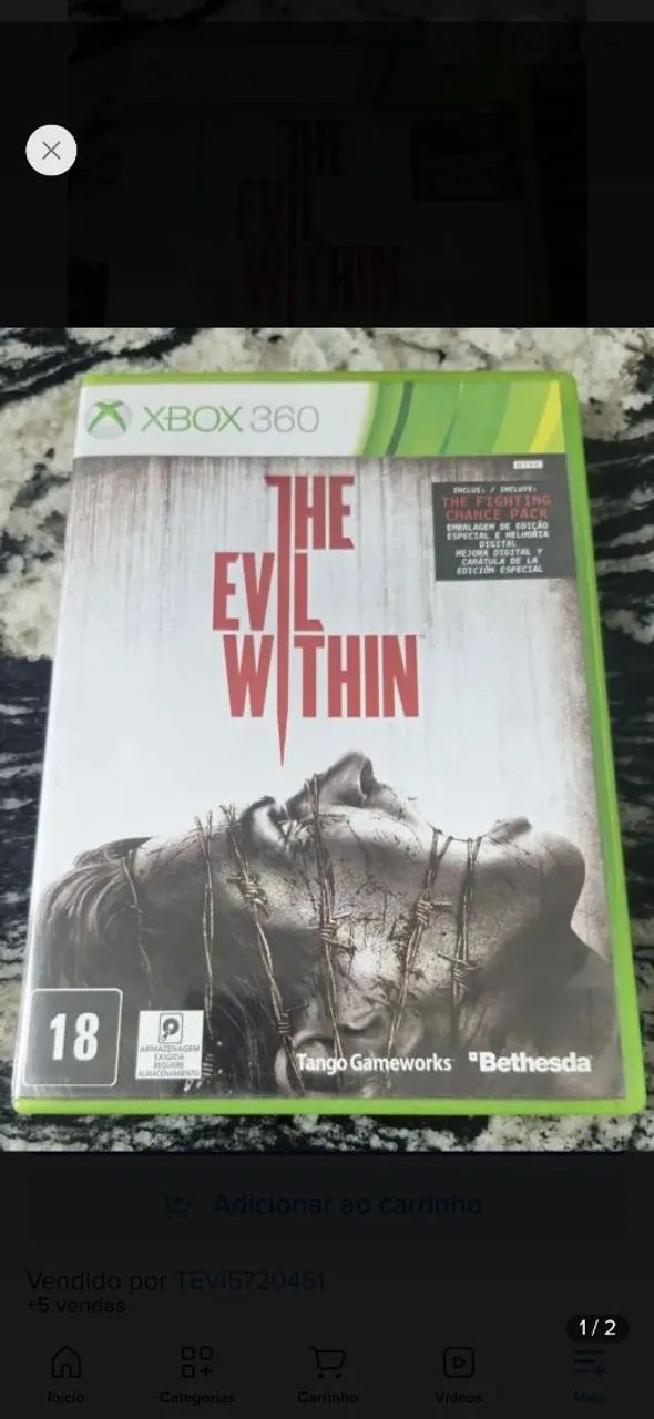 The evil within Xbox 360