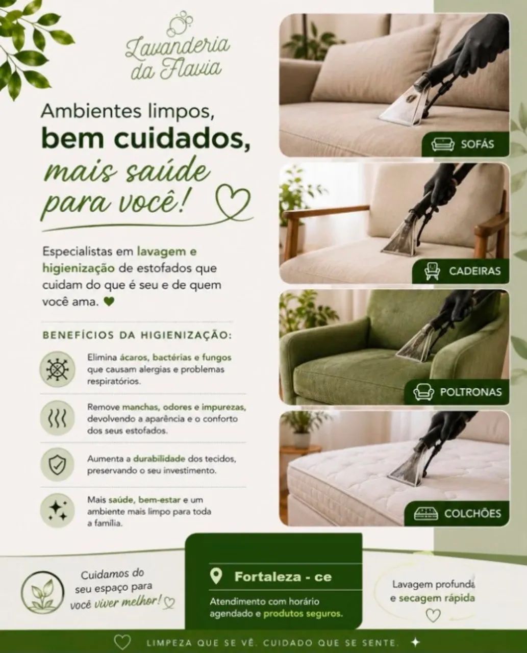 Lavagem a seco - qualidade é total