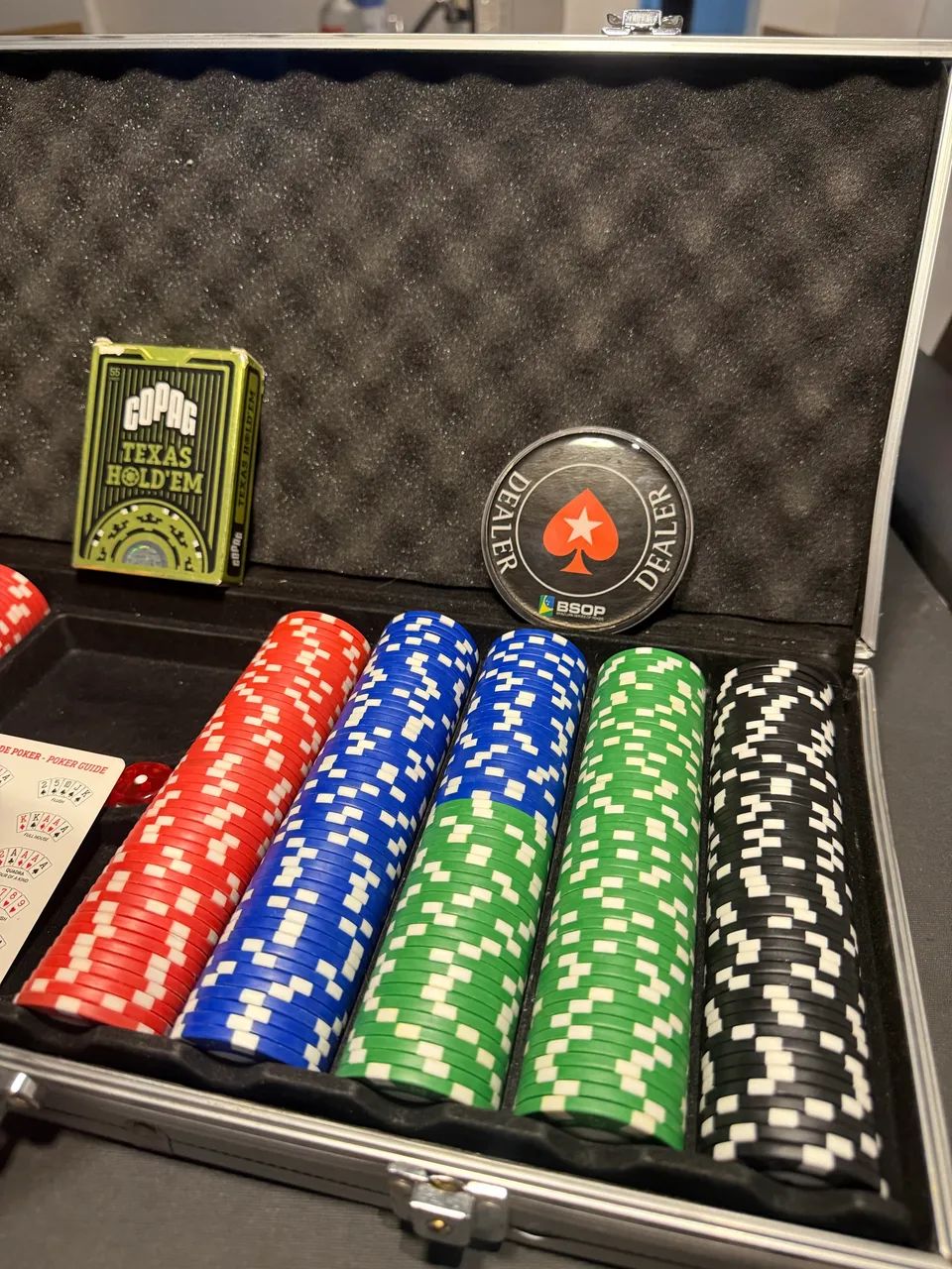 Maleta de poker 500 fichas  - Foto 2