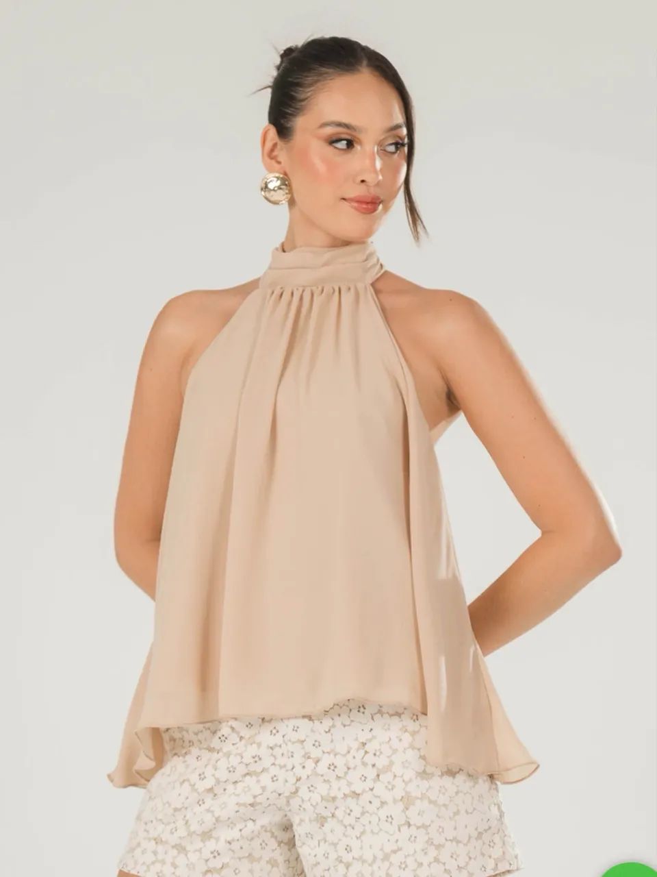 Blusa bege Linge 