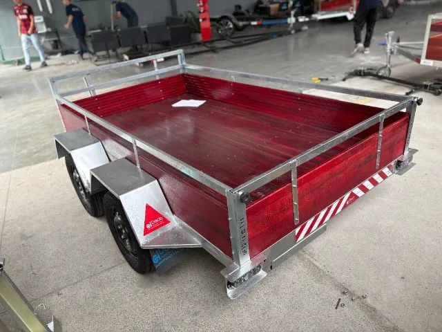 Carretinha TRUCADA 2,50X1,40 - PRONTA ENTREGA - GALVANIZADA  - Foto 4