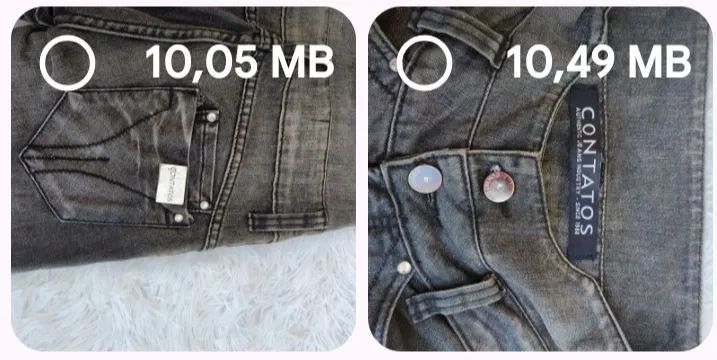 Calça Jeans Contato Cós Alto P - Foto 4