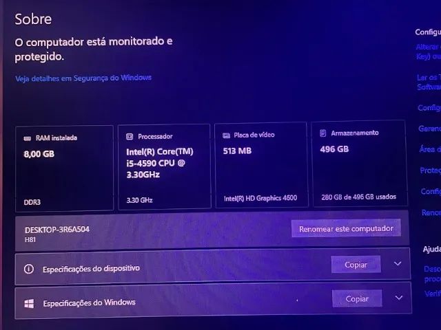 i5 4590 + Placa Mãe H81 - Foto 3