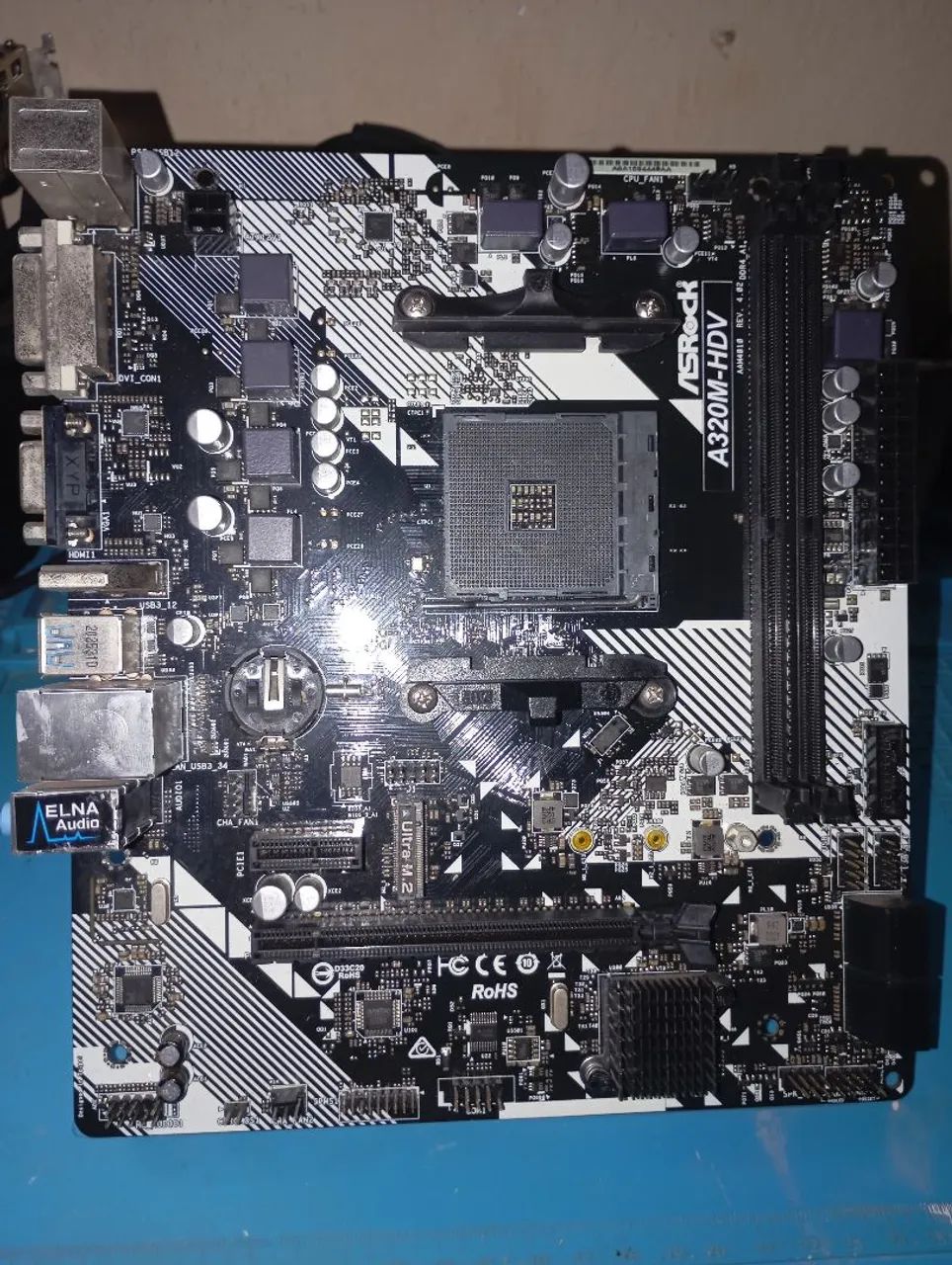 Placa mãe A320M asrock no precinho 100% - Foto 2