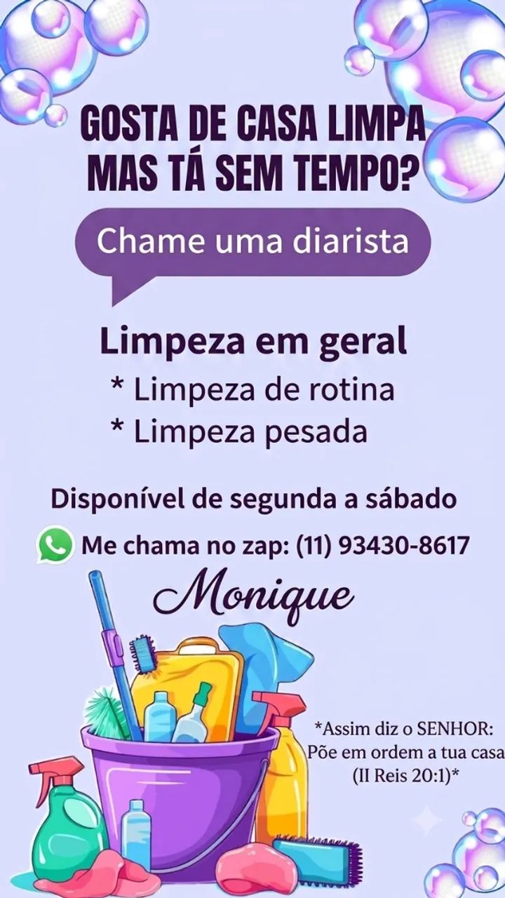 Serviço gerais doméstico 