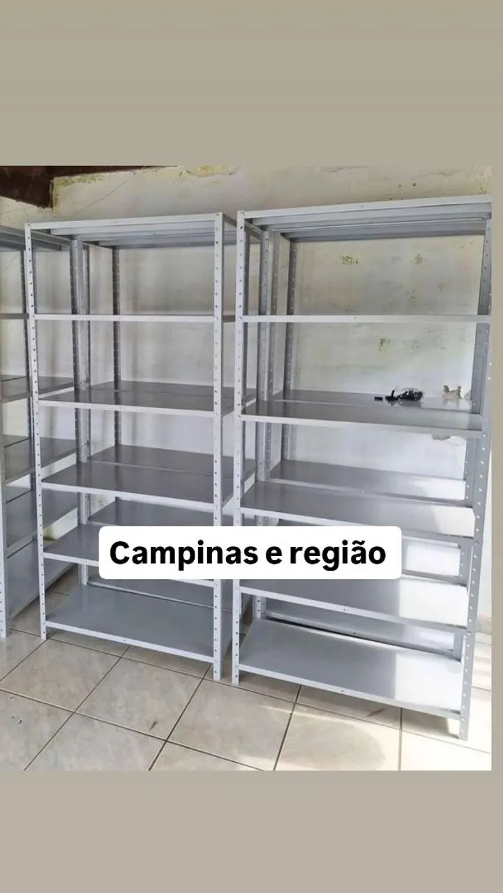 Prateleiras de aço 