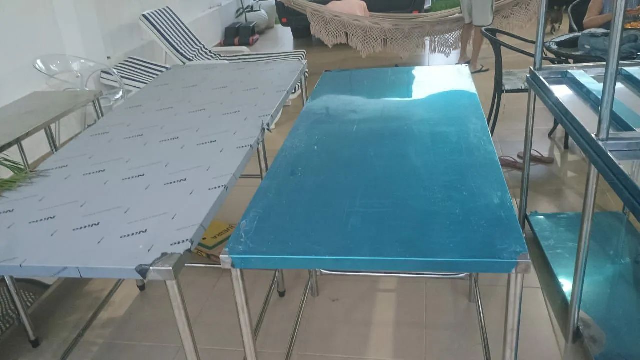 Mesa industrial inox