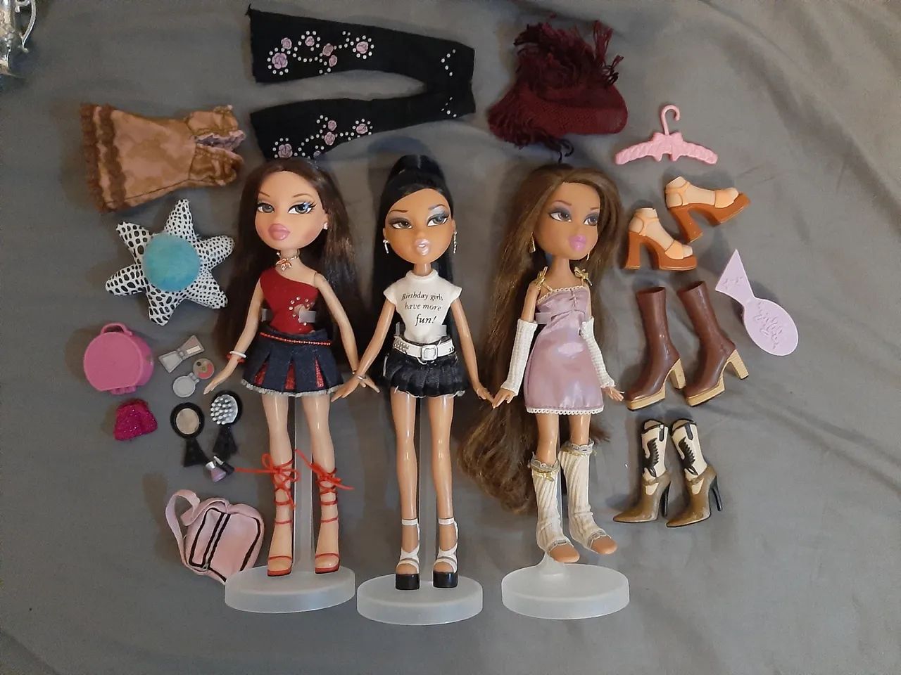 Lote Bratz Katia, Jade e Yasmin 