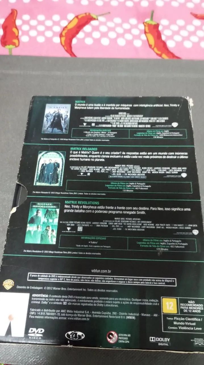 Box Dvds trilogia Matrix  - Foto 2