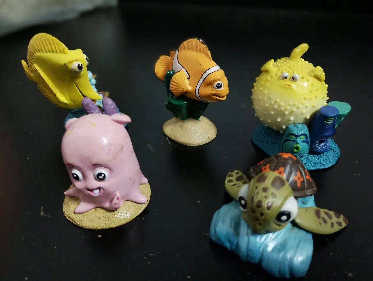 Cinco Miniaturas do play set procurando Nemo Disney  - Foto 2