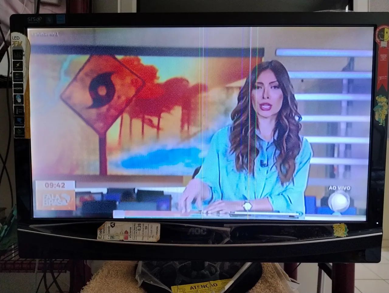 Monitor TV AOC 24" LED T2442E - Foto 5