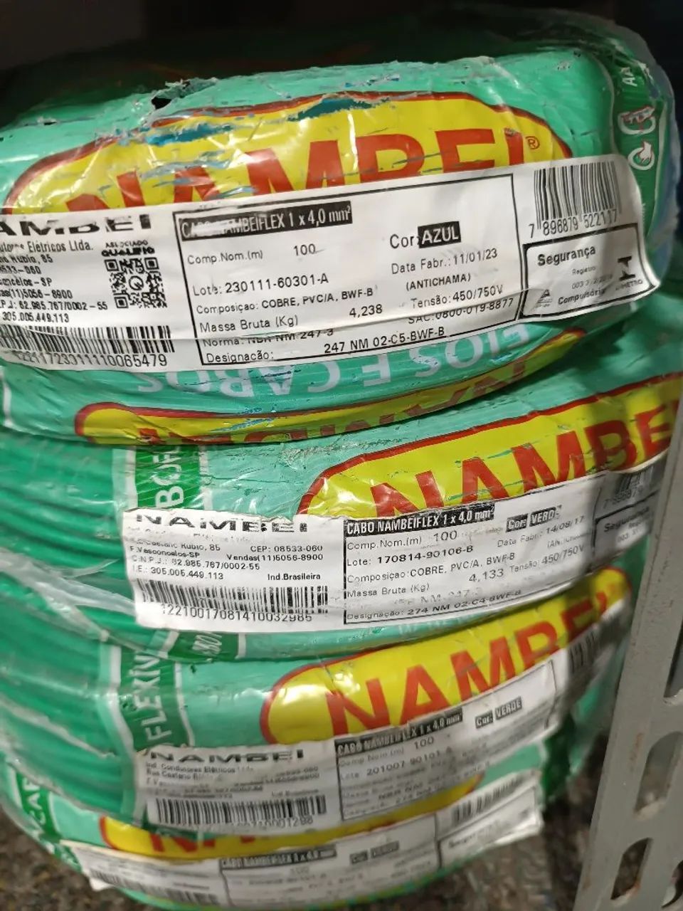 Fios e Cabos Flexíveis Nambei  - Foto 4
