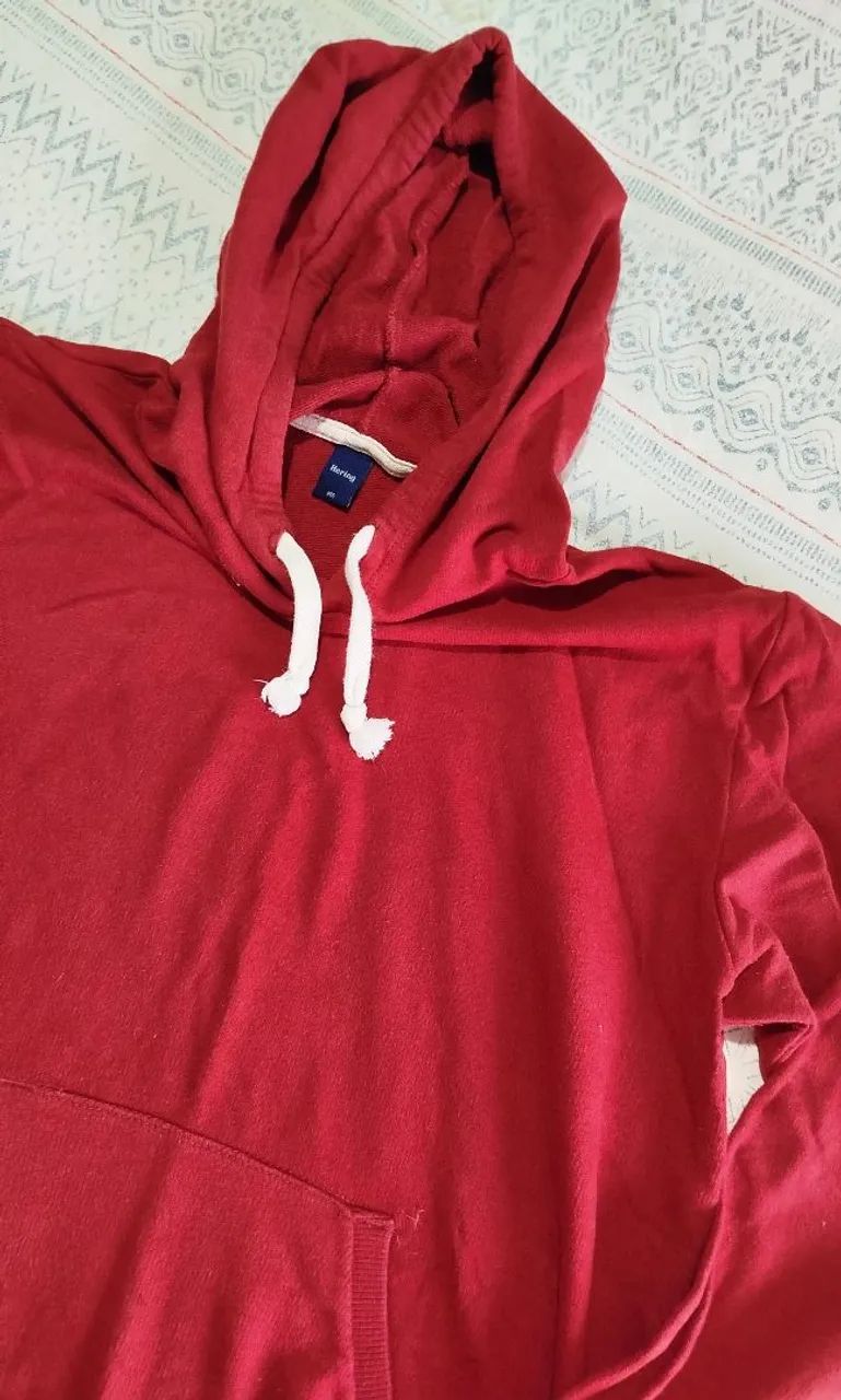 Moletom Hering vermelho - P/M - Foto 2
