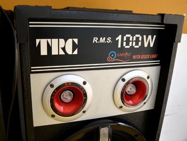 Caixas de Som TRC 100Watts, Completas USB, SD, FM Seminovas. - Foto 3