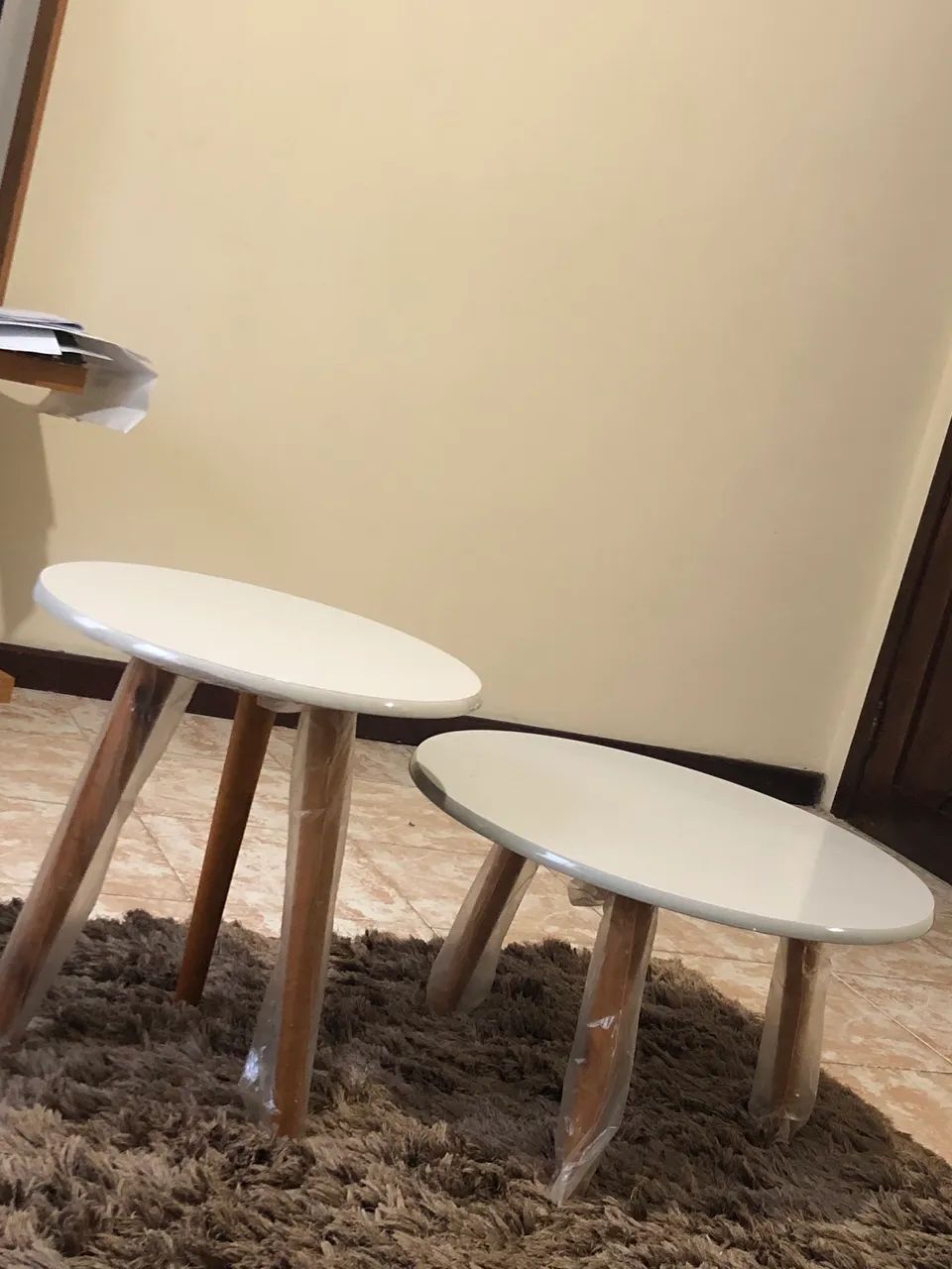 Conjunto de mesa de sala 