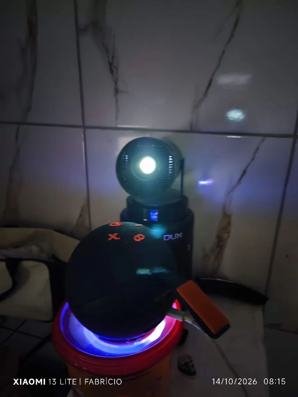 Projetor e cx som BT 