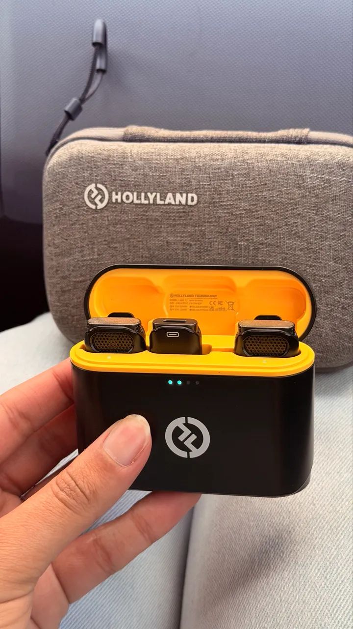 SUPER ACHADO! Hollyland Lark C1 Duo Lightning + Case + Caixa Completo | Estado de Novo - Foto 4