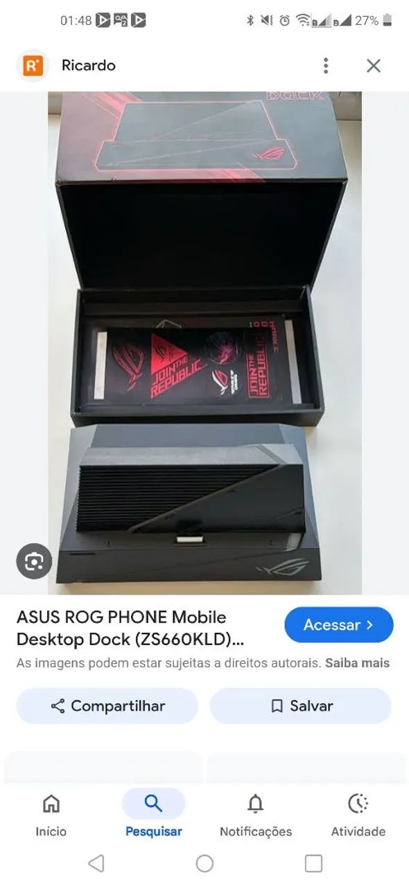 Desktop dok asus